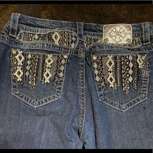 Miss Me Women’s denim boot cut jeans - 32 Mid Rise